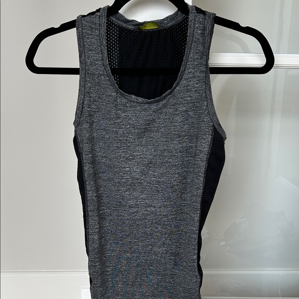 Gray Maternity Workout Women's Top
